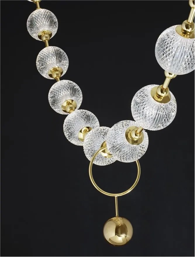 Lustra LED suspendata moderna design elegant BRILLANTE