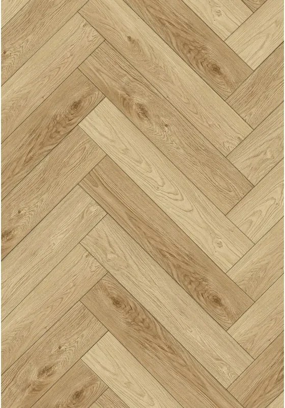 Mexen Anniston panouri vinilice tip spic 570 x 95 mm LVT Dryback 2,5 mm, strat suport PVC, 4 V-Fuga, Stejar