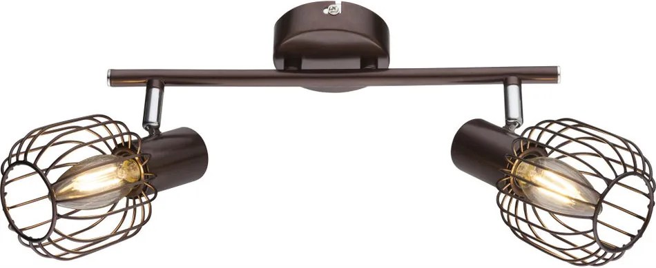 Globo AKIN 54801-2 plafoniere  maro   2 * E14 max. 40 W