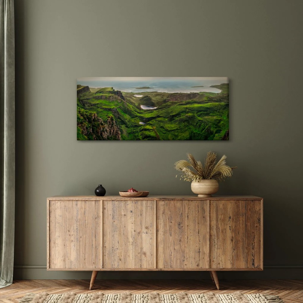 Tablou - Quiraing, Scoția (120x50 cm)