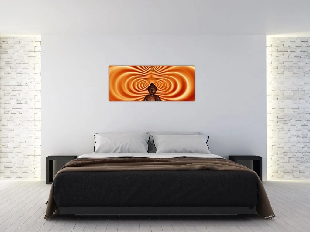 Tablou cu statuie mică (120x50 cm)