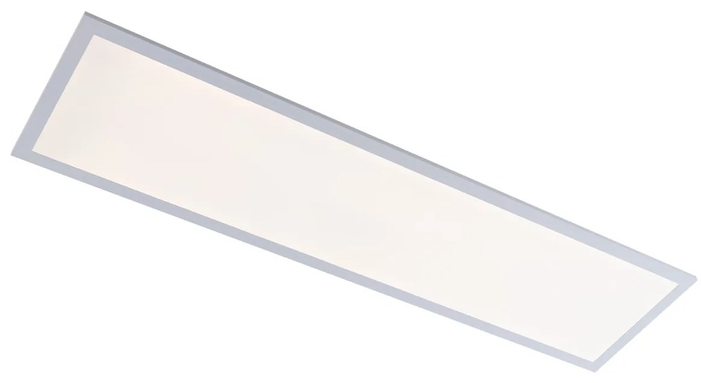 Panou LED modern alb 100 cm inclusiv LED cu dimmer de la cald - Ayse