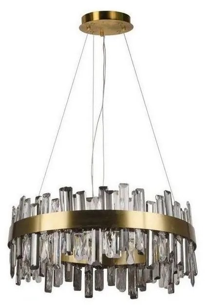 Lustră LED de cristal dimabilă pe cablu LED/80W/230V + telecomandă