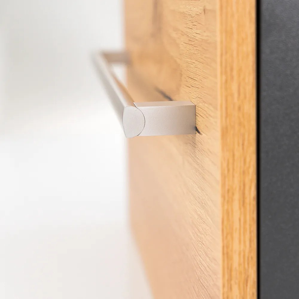 Mobilier complet de baie Vario Clam 100 antracit-stejar