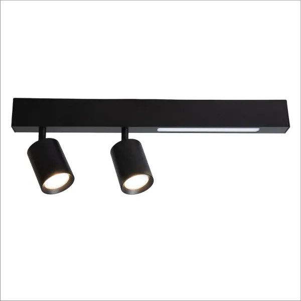 Spot LED MAGNET LED/5W/230V + 2xGU10/60W 3000/4000K negru