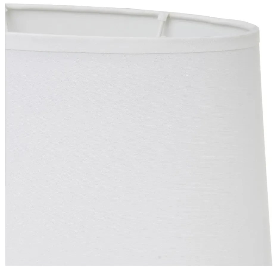 Veioză albă/bej din ceramică cu abajur textil (înălțime 31 cm) – Casa Selección