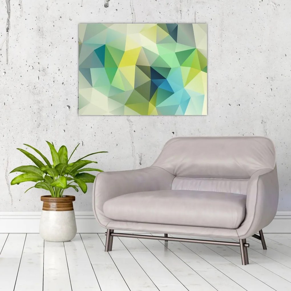 Tablou abstracțiunii geometrice (70x50 cm)