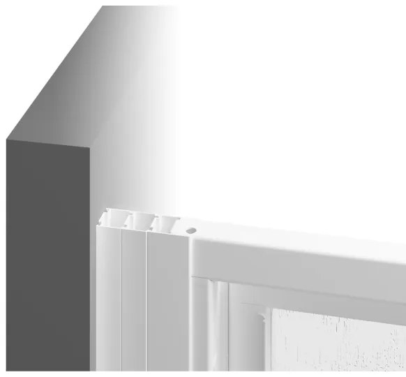 Ravak 00V701R211 - Uși pentru cabină de duș în 3 elemente SUPERNOVA 90x198 cm albă