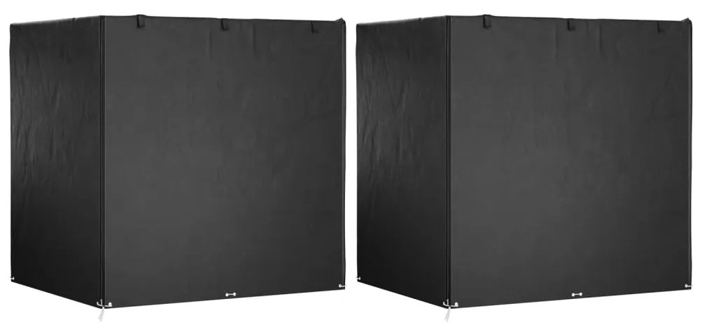 vidaXL Huse balansoar, 2 buc., 12 ocheți, 220x177x220 cm, polietilenă