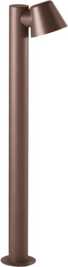 Ideal Lux - Lampă de exterior GAS 1xGU10/35W/230V 80 cm IP43 maro