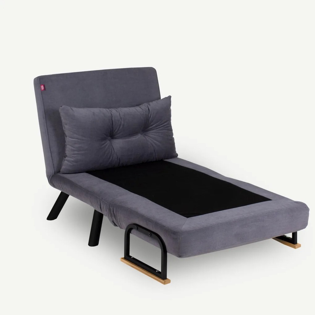 Fotoliu Sando Single Grey