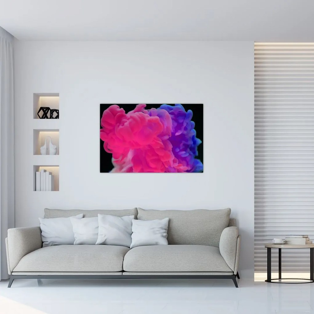 Tablou cu fum colorat (90x60 cm)