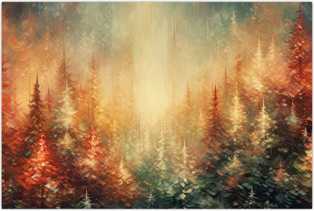 Tablou - Pictura de păduri (90x60 cm)