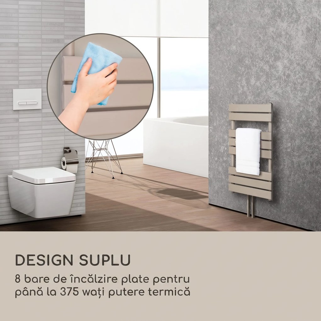 Blumfeldt Fairmont radiator 80 x 45 375W hot water 3 towel holders 1/2