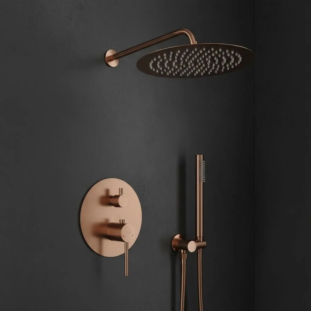 Set de dus incastrat Rea Foss Clif Brush Copper + BOX