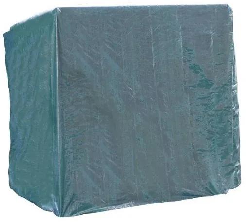 Husa protectie balansoar gradina, polietilena, verde, 215x150x150 cm
