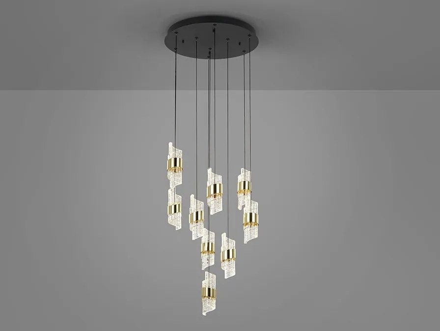 Lustra LED suspendata design elegant Iliada 9L