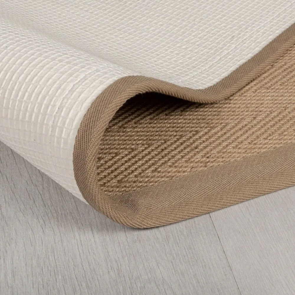 Covor tip traversă în culoare naturală din iută 60x230 cm Kira – Flair Rugs