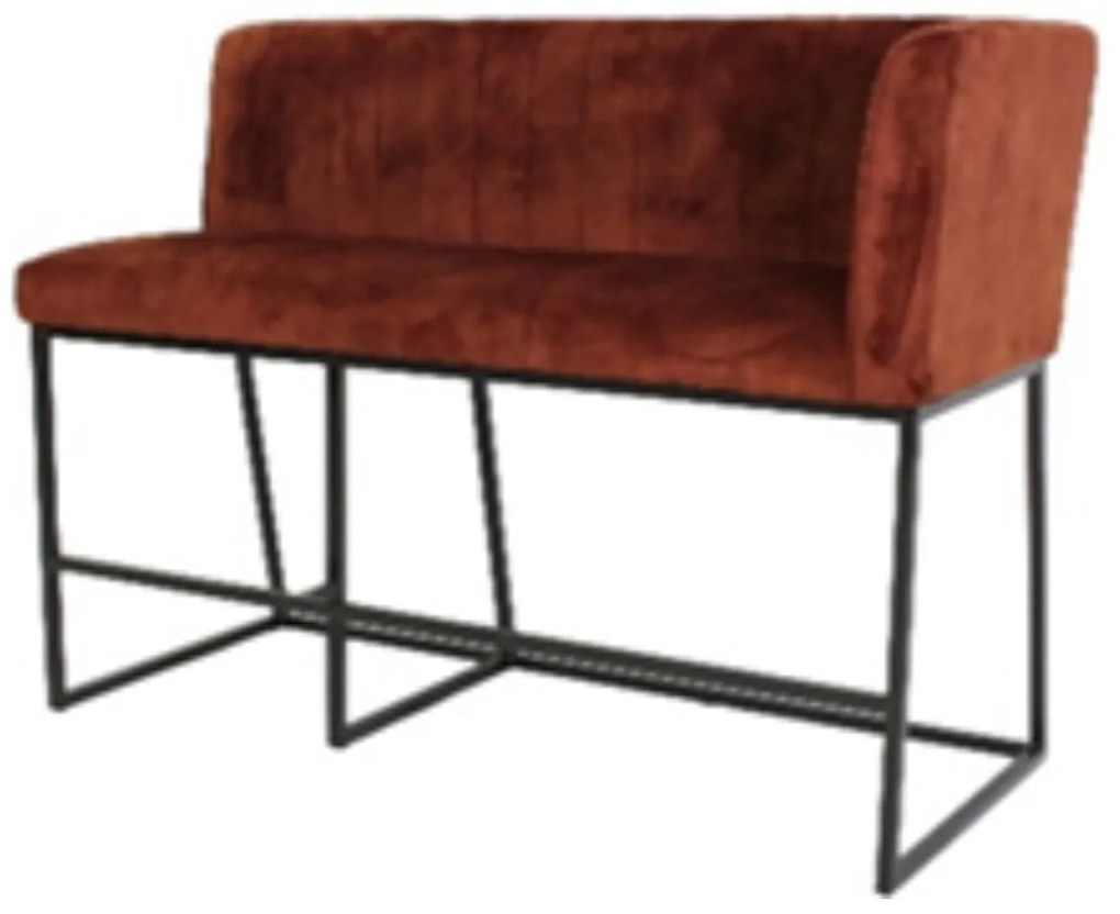 Bancuta de interior pentru bar ✔ model ELI R | Dimensiuni: 165x70x119x75 cm