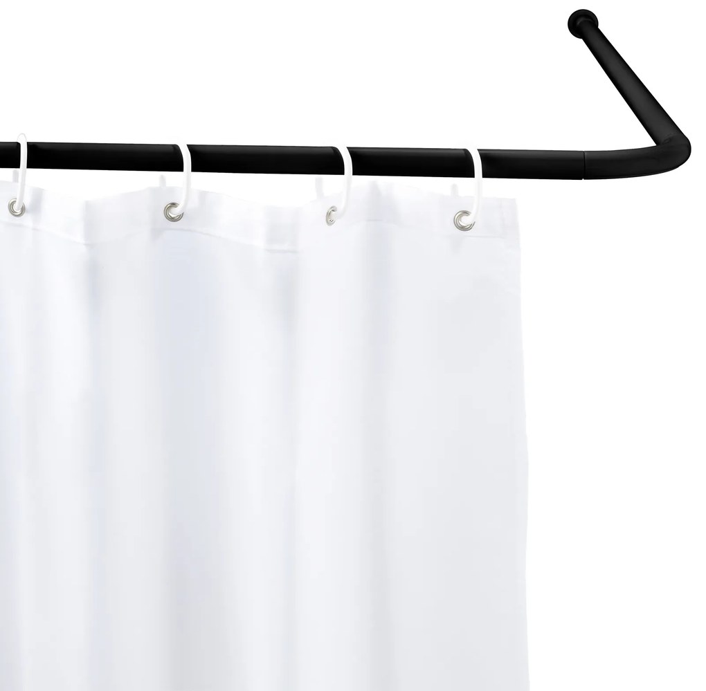 Bara de duș colțară 20 mm, Wenko, neagră