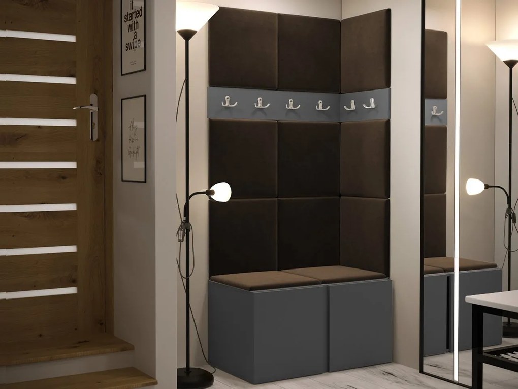 Mobilier hol Tovenaz I (grafit + maro) . 1104769