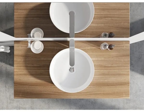 Ravak XJX01140001 - Lavoar pentru blat UNI, Ø 40 cm, ceramică, alb