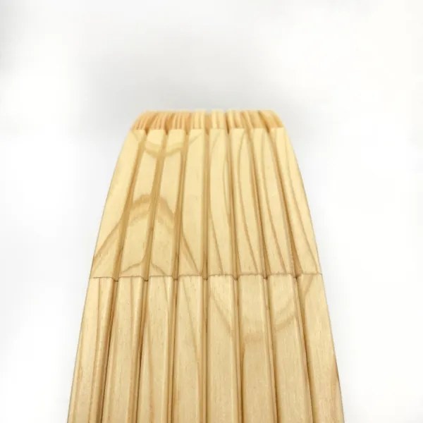 Lustră suspendată pe cablu NATURAL MODERN, 3xE27/15W/230V, Ø 47,5 cm, lemn de pin