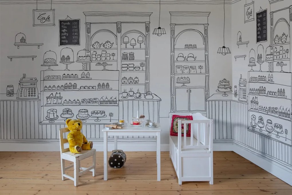 Tapet Le Petit Patisserie, Rebel Walls