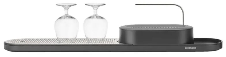 Organizator chiuveta Brabantia SinkStyle Set 1008498, 2 piese, Finisaj mineral, Rezistent la coroziune, Gri