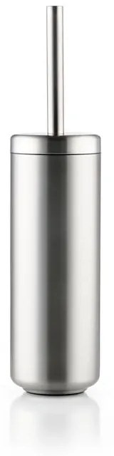 Perie de WC argintiu-mat din oțel inoxidabil Ume – Zone