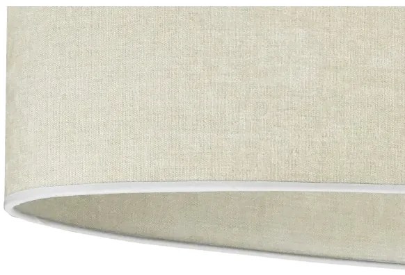 Lustră aplicată Duolla OVAL 2xE27/15W/230V gri