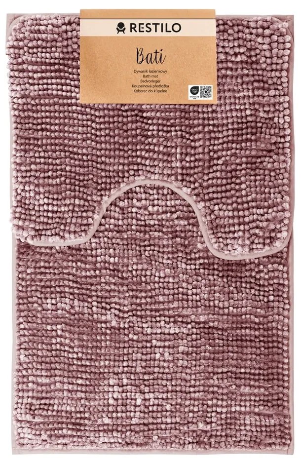 Set 2 covorașe de baie AmeliaHome Bati, violet