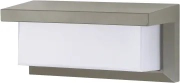 Brilagi - Aplică de perete LED RGBW BRICKY, pentru exterior, 1xE27/15W/230V, gri, IP54