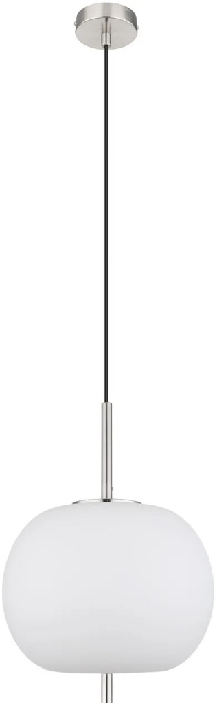 Pendul design modern Blacky I nickel, opal