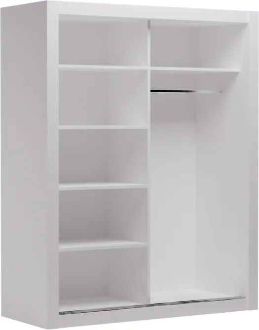 Dulap cu usi glisante 160x200 cm, Mox, ADRK Furniture (Culoare: Artisan)