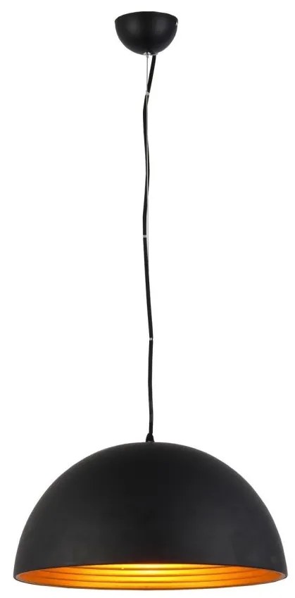 Lustra / Pendul modern design nordic 40cm MODENA negru/auriu