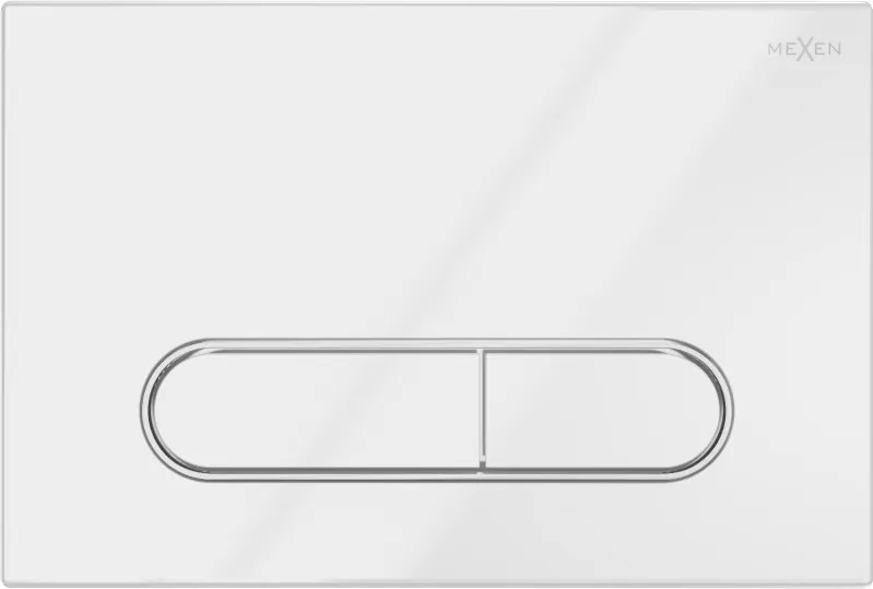 Mexen Fenix 11 buton de clătire, alb lucios - 601100