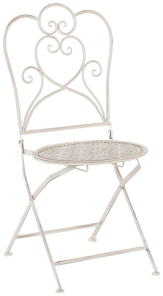 Set 2 buc. scaune de grădină TRAVISO (metal) (bej). 1019170