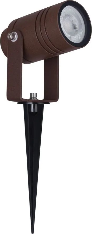 Proiector cu Tarus iluminat exterior decorativ IP65 GES maro corten