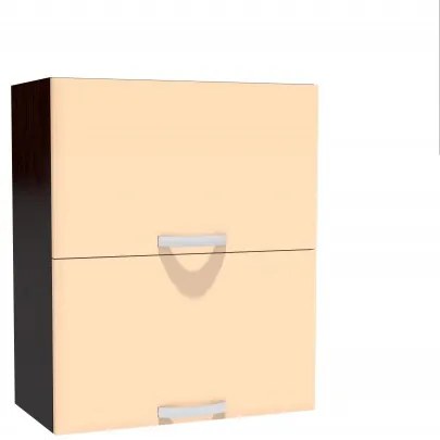 Corp superior 60 cu 2 usi orizontale Zebra cappuccino