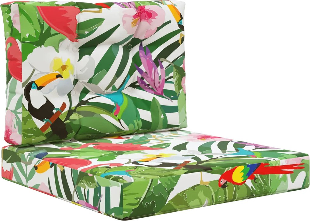 vidaXL Perna pentru canapea de exterior 2 pcs colorat Poliester