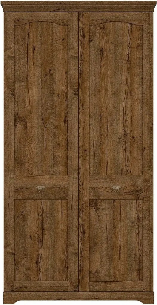 Dulap PATRAS, stejar april, PAL, cu 2 usi, 103x59x201 cm