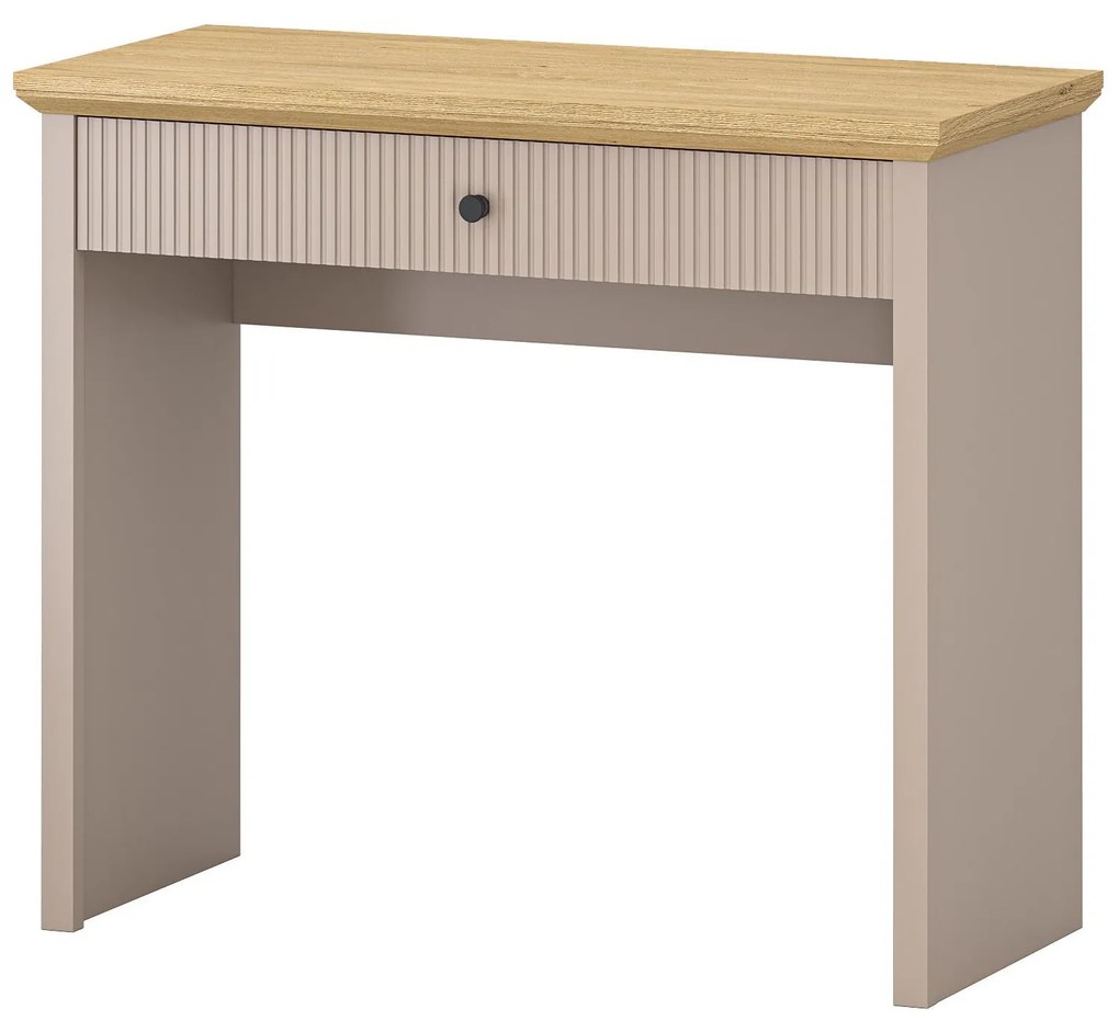 Masă de toaletă Indices (taupe + stejar pietros). 1116870