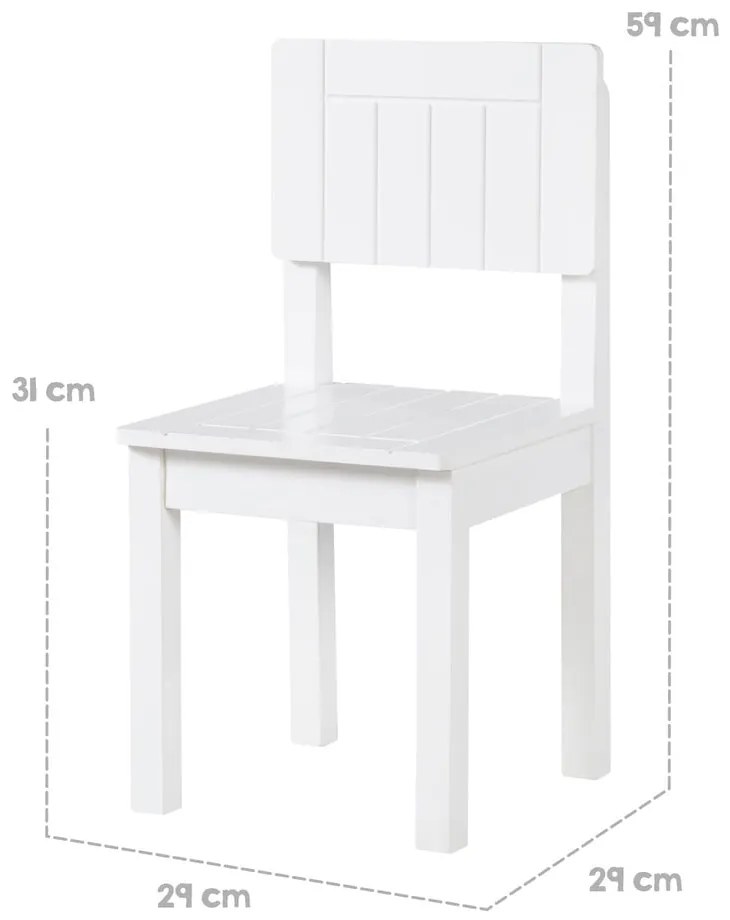 Scaun de copii alb – Roba
