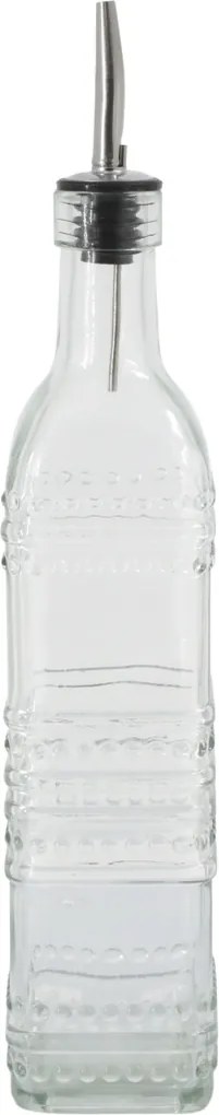 Sticla pentru ulei/otet, cu dop metalic, din sticla, H30cm - 480ml