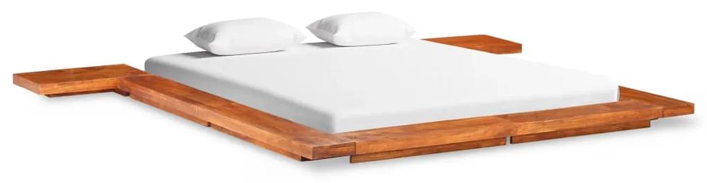 3056422 vidaXL Cadru pat futon, stil japonez, 140 x 200 cm, lemn masiv acacia