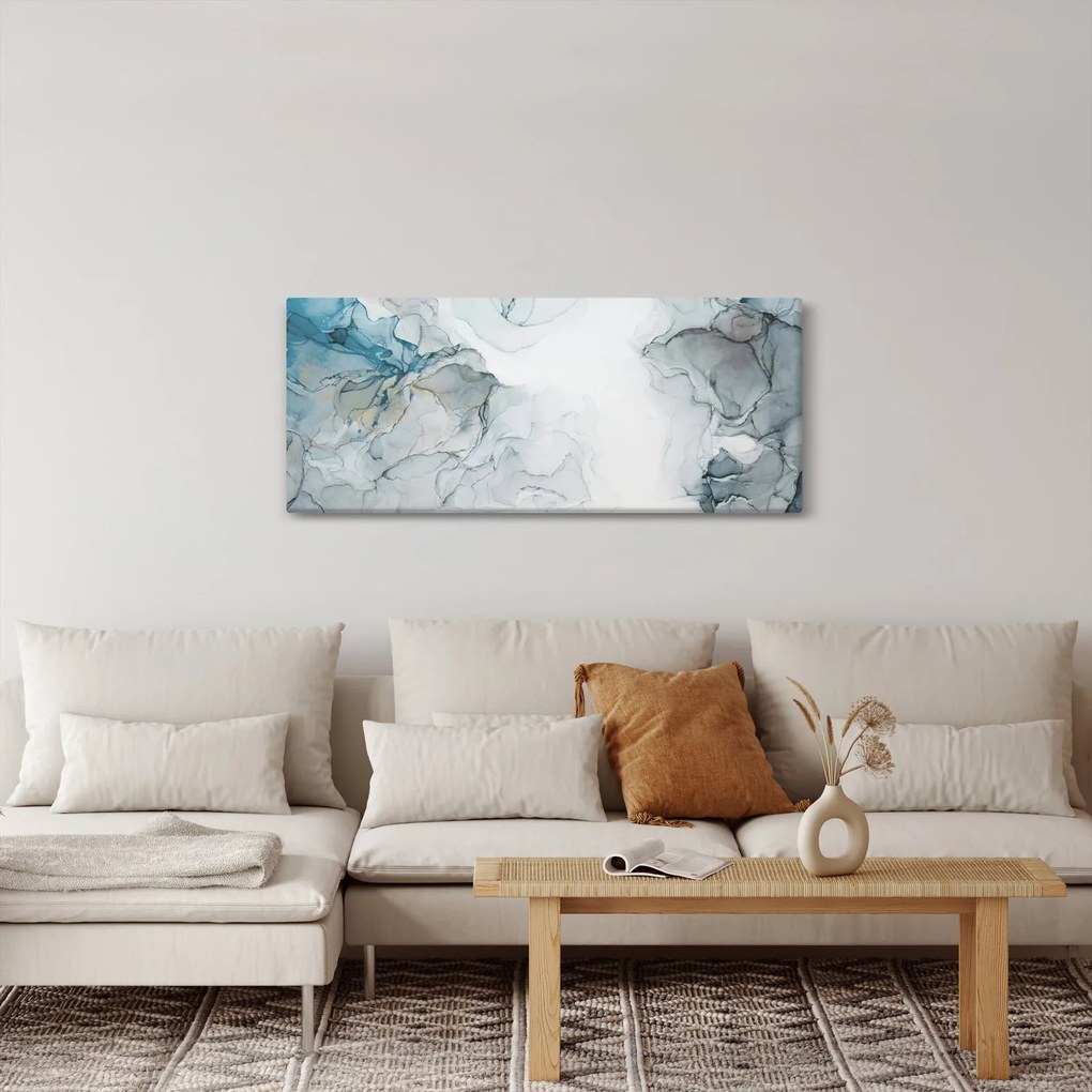 Tablou - Marmură albastră (120x50 cm)