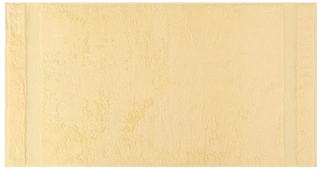 Set 4 Prosoape 801, Beverly Hills Polo Club, 50x90 cm, Bumbac, Galben
