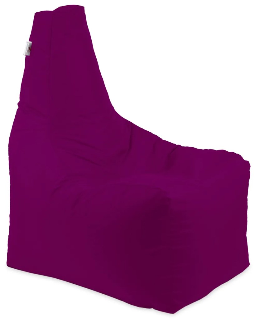 Fotoliu puf, Sunlounger EVO XL, umplutura de burete Memory Mix, material impermeabil, Magenta