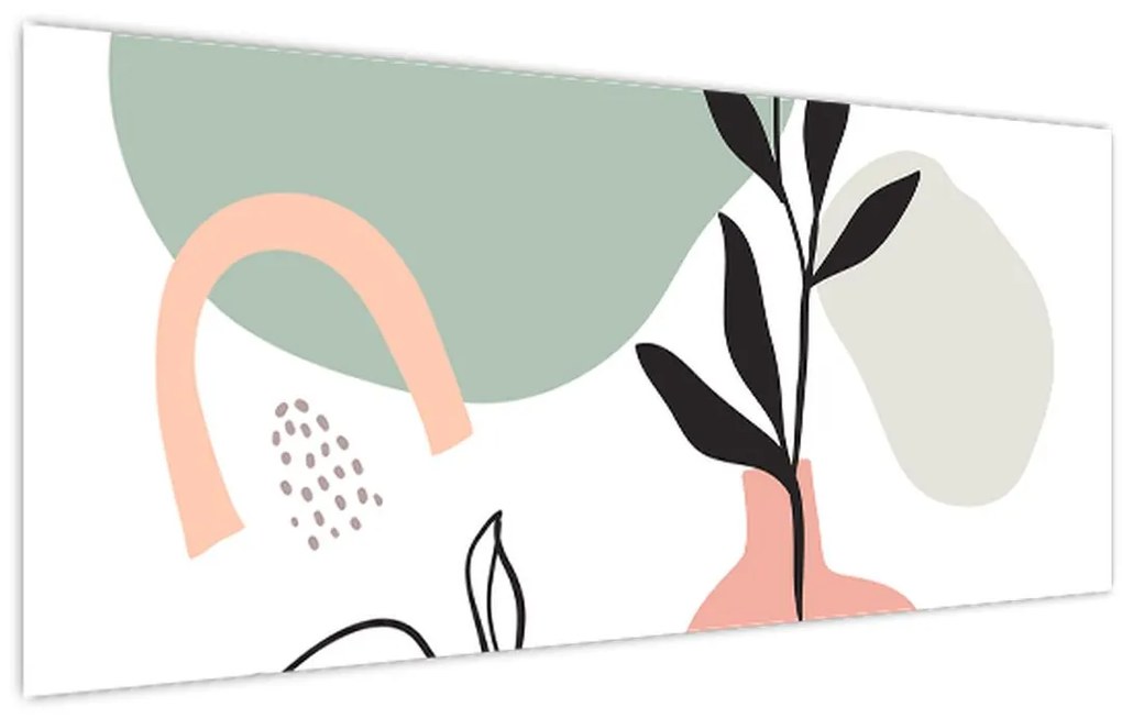 Tablou - Flori într-o vază N⁰3 (120x50 cm)